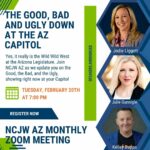 Feb 20 2024 NCJW AZ Program "The Good, The Bad and The Ugly Down At the AZ Legislature"